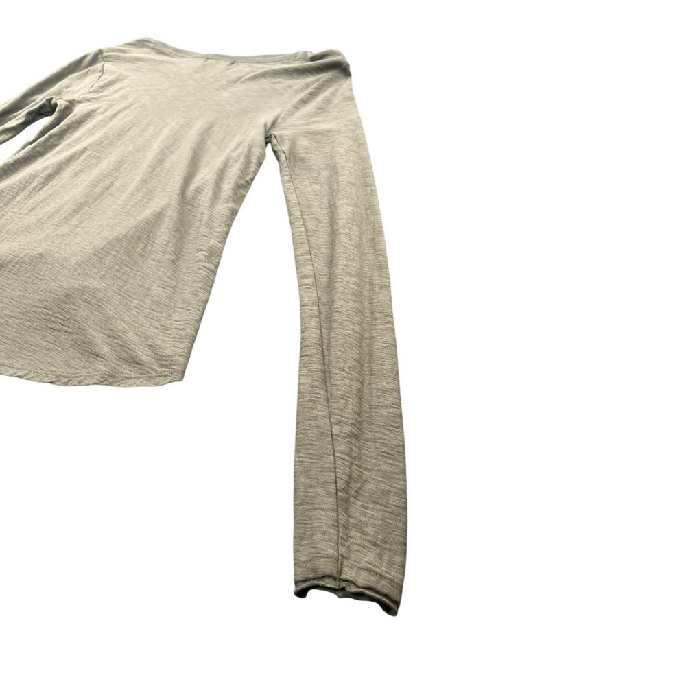 Nation LTD Women's Pale Green Long Sleeve Hi-Low Top In Size S - Picture 6 of 7